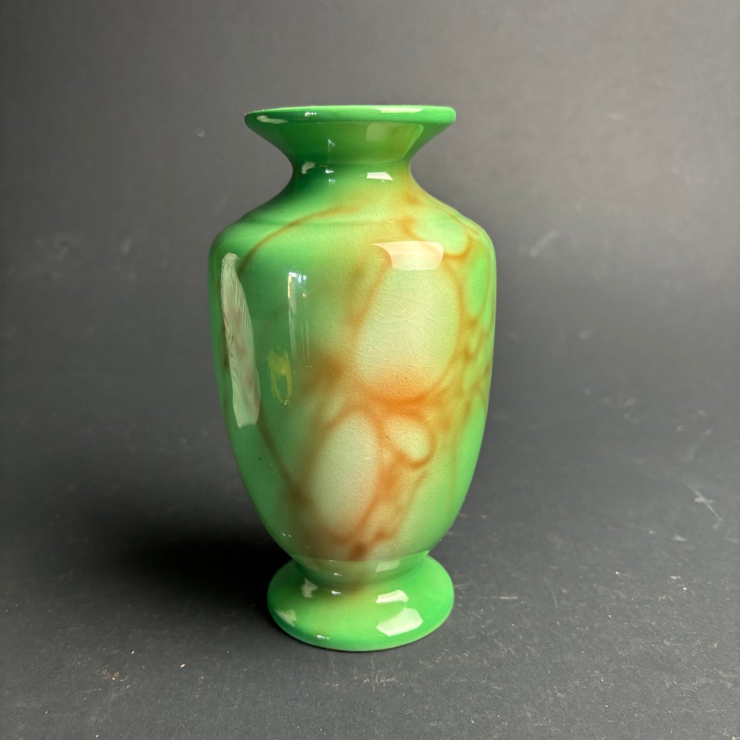 Falcon Ware Vase – “Chinese” Glaze, England