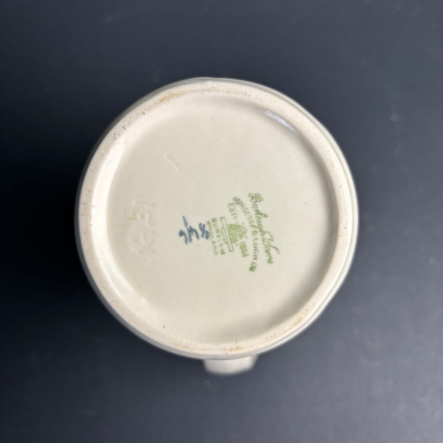 Burleigh Ware Sculptural Ewer – Red Interior