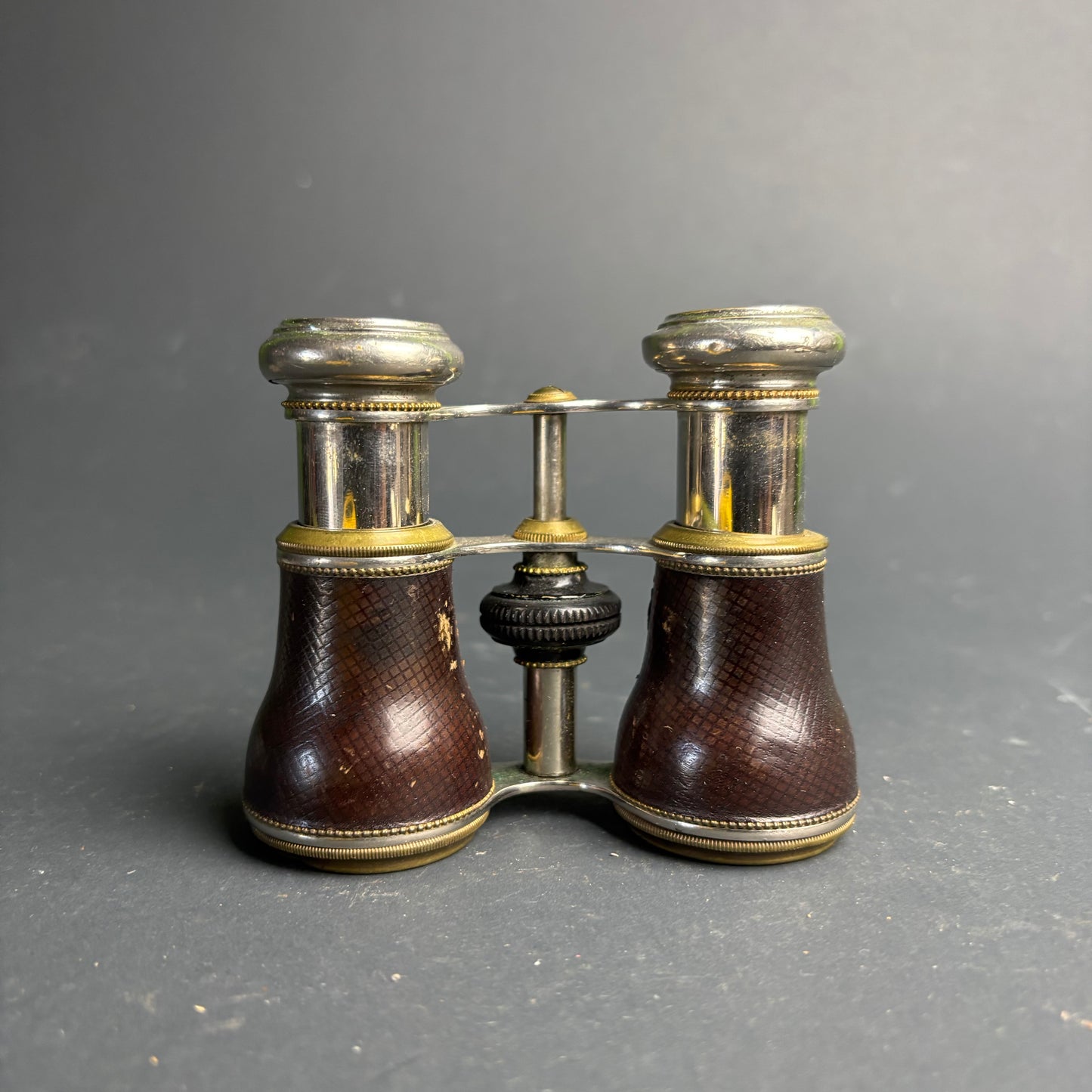 Antique Opera Glasses – Brass & Leather