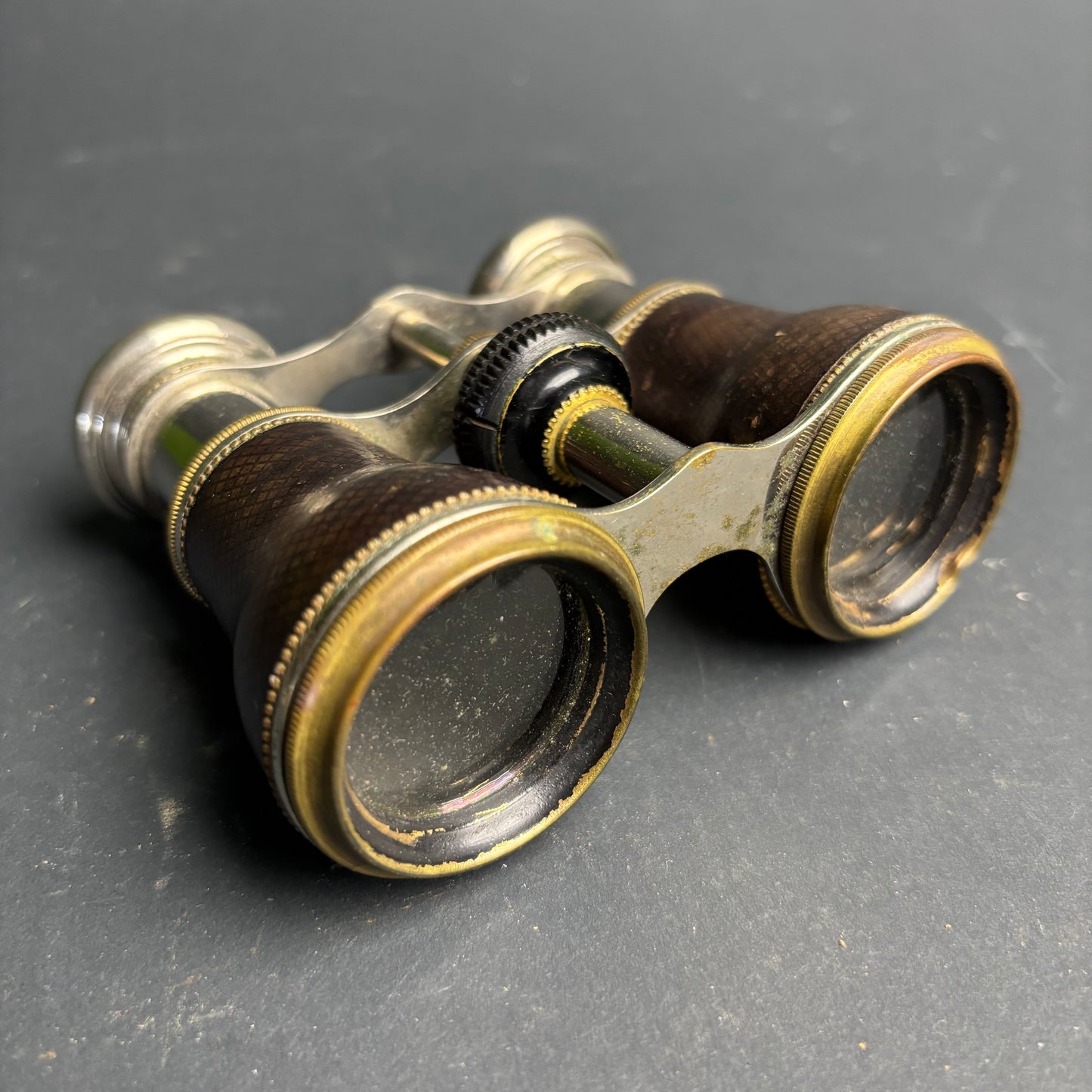 Antique Opera Glasses – Brass & Leather