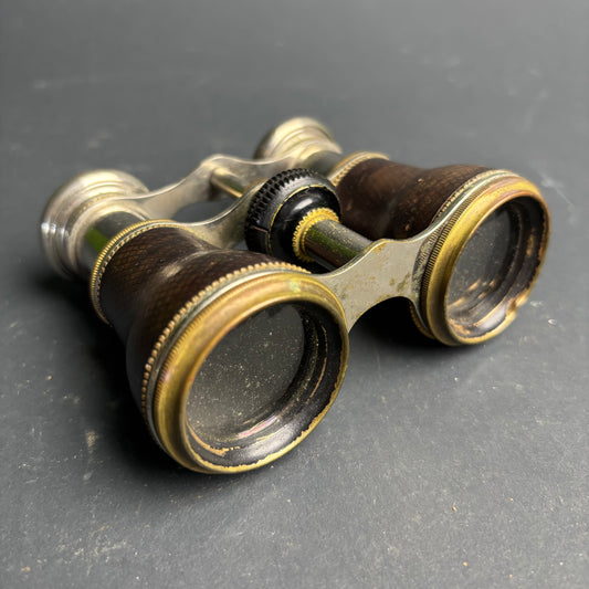 Antique Opera Glasses – Brass & Leather