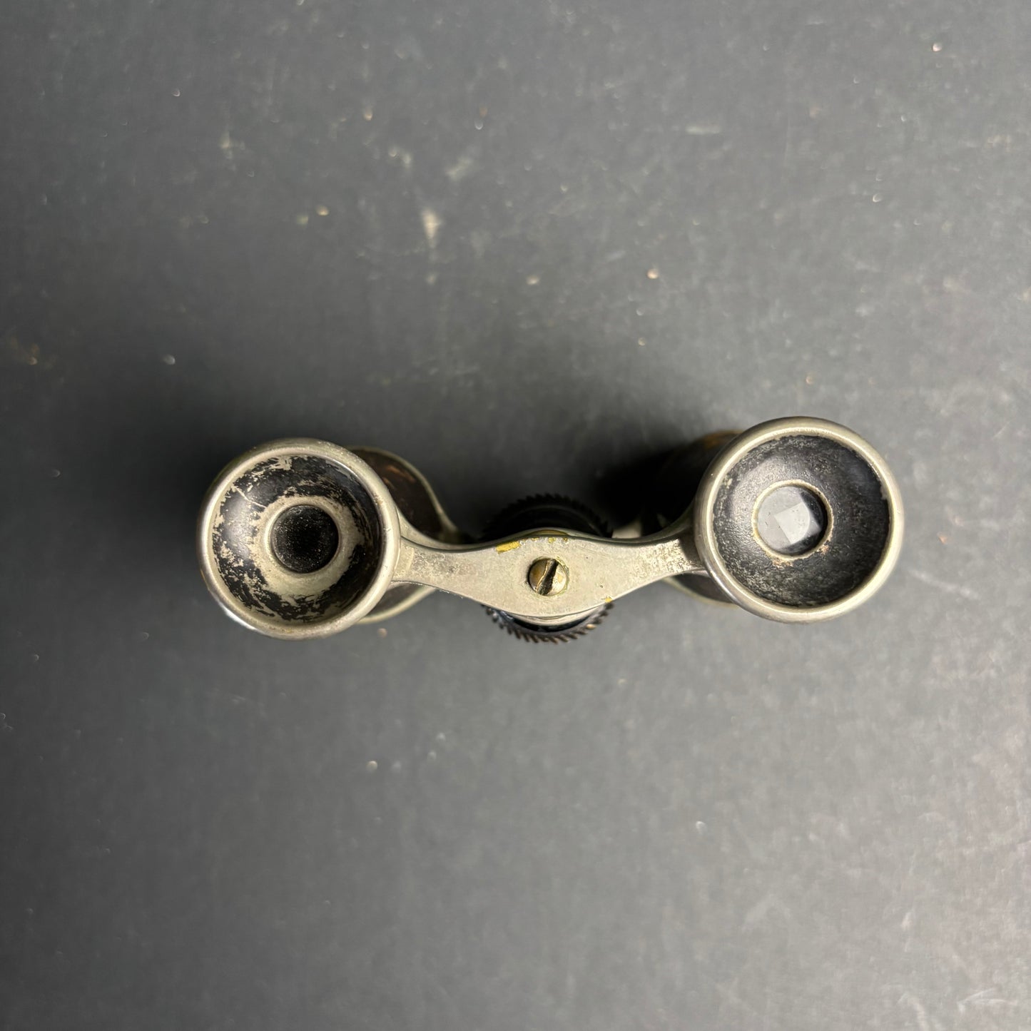 Antique Opera Glasses with Compass – Brass & Leather