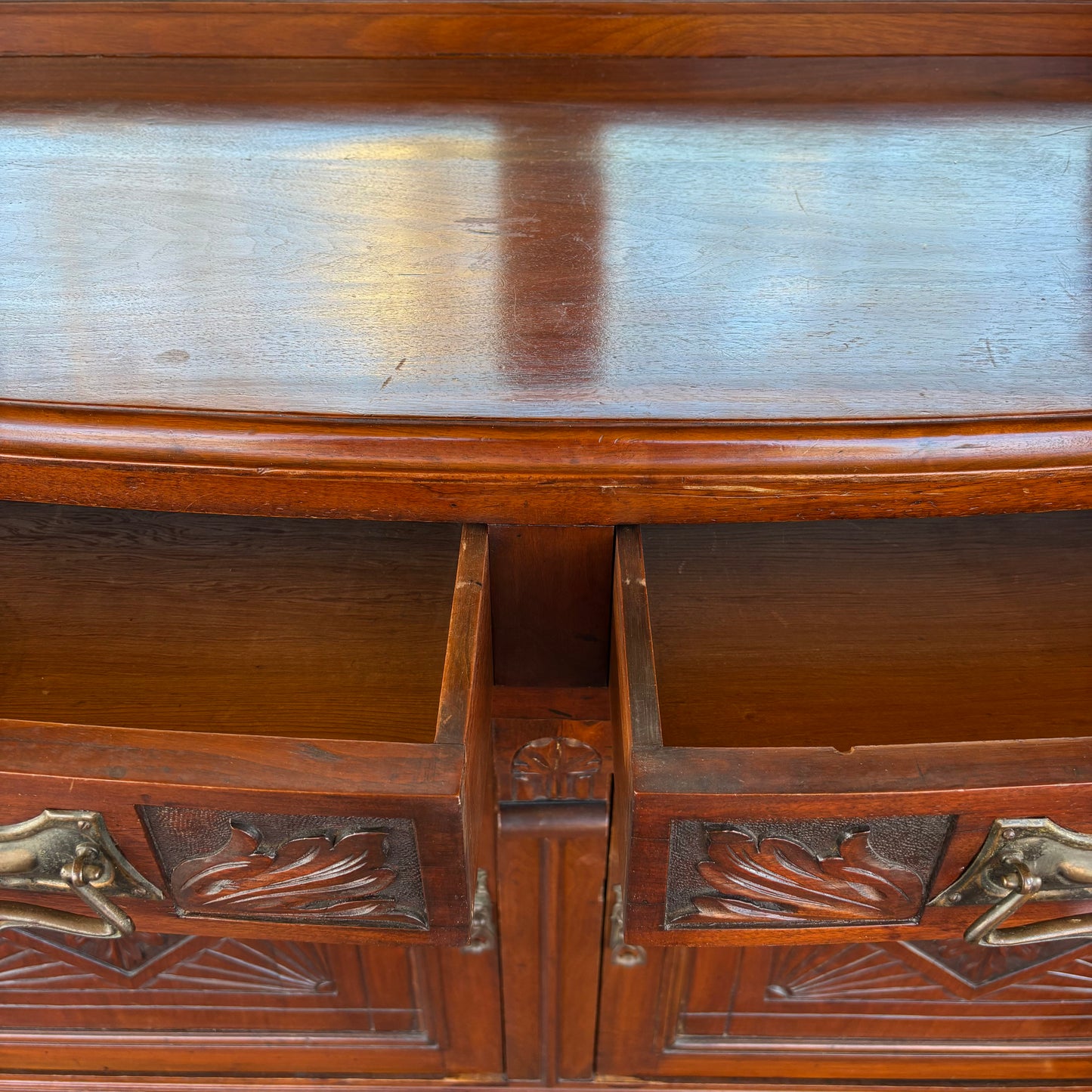 French Art Deco sideboard with mirror back, c.1925–35