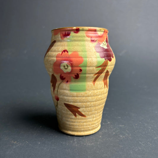 Vintage Ranleigh Ware Vase – Hand Painted Floral – England