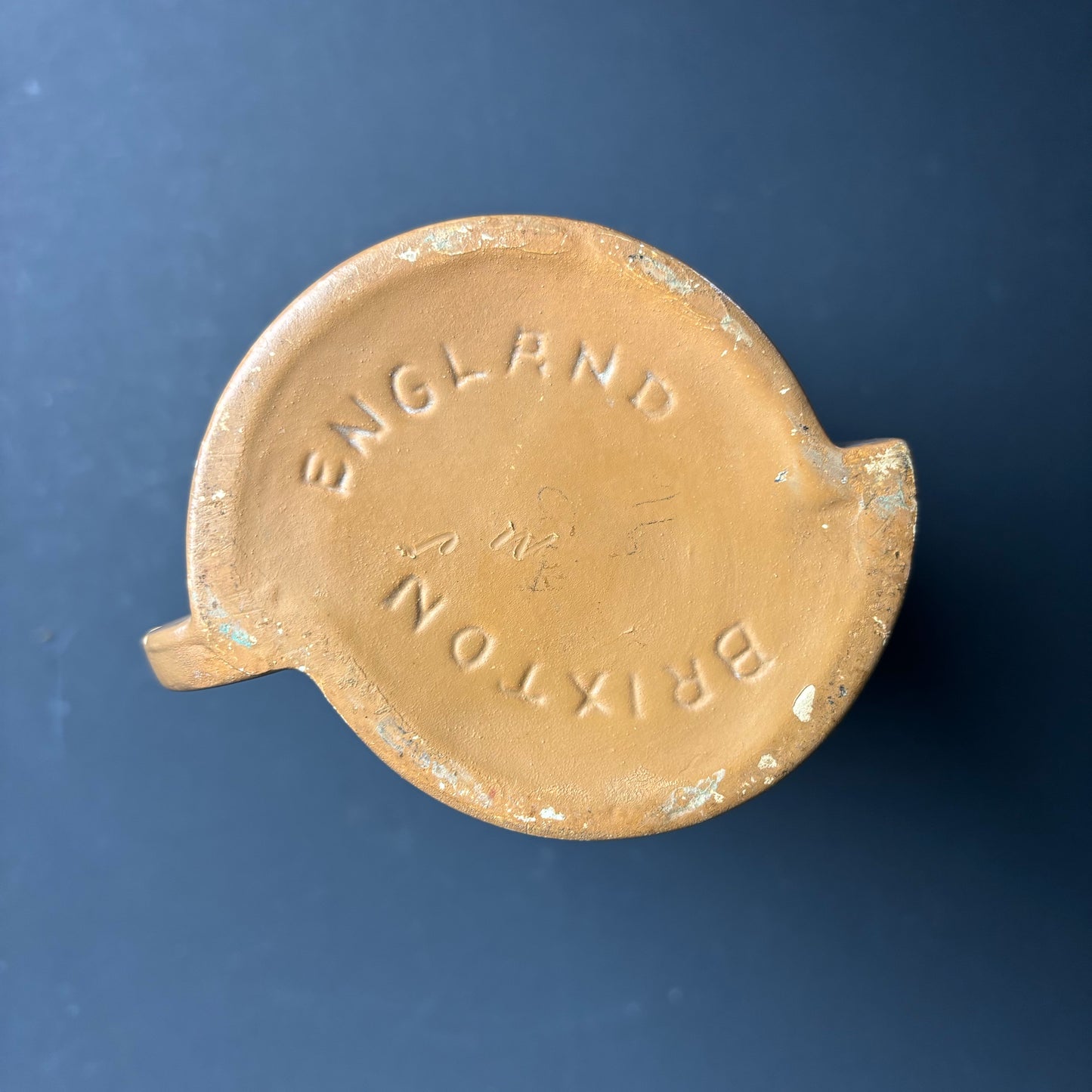 Tall Vintage Brixton Pottery Vase – English Mid Century Floral