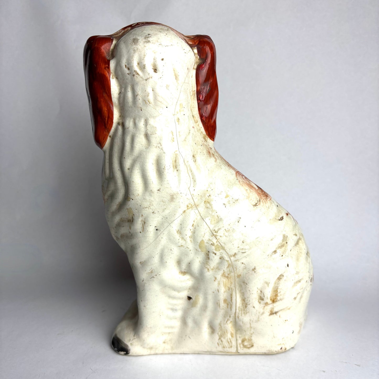 Antique Staffordshire Dog 25cm