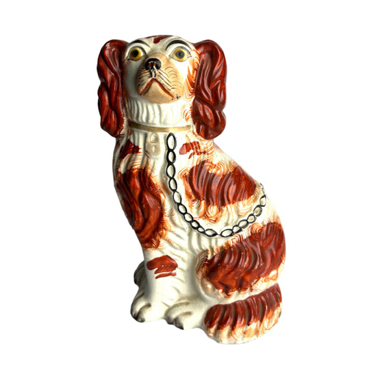 Antique Staffordshire Dog 22cm