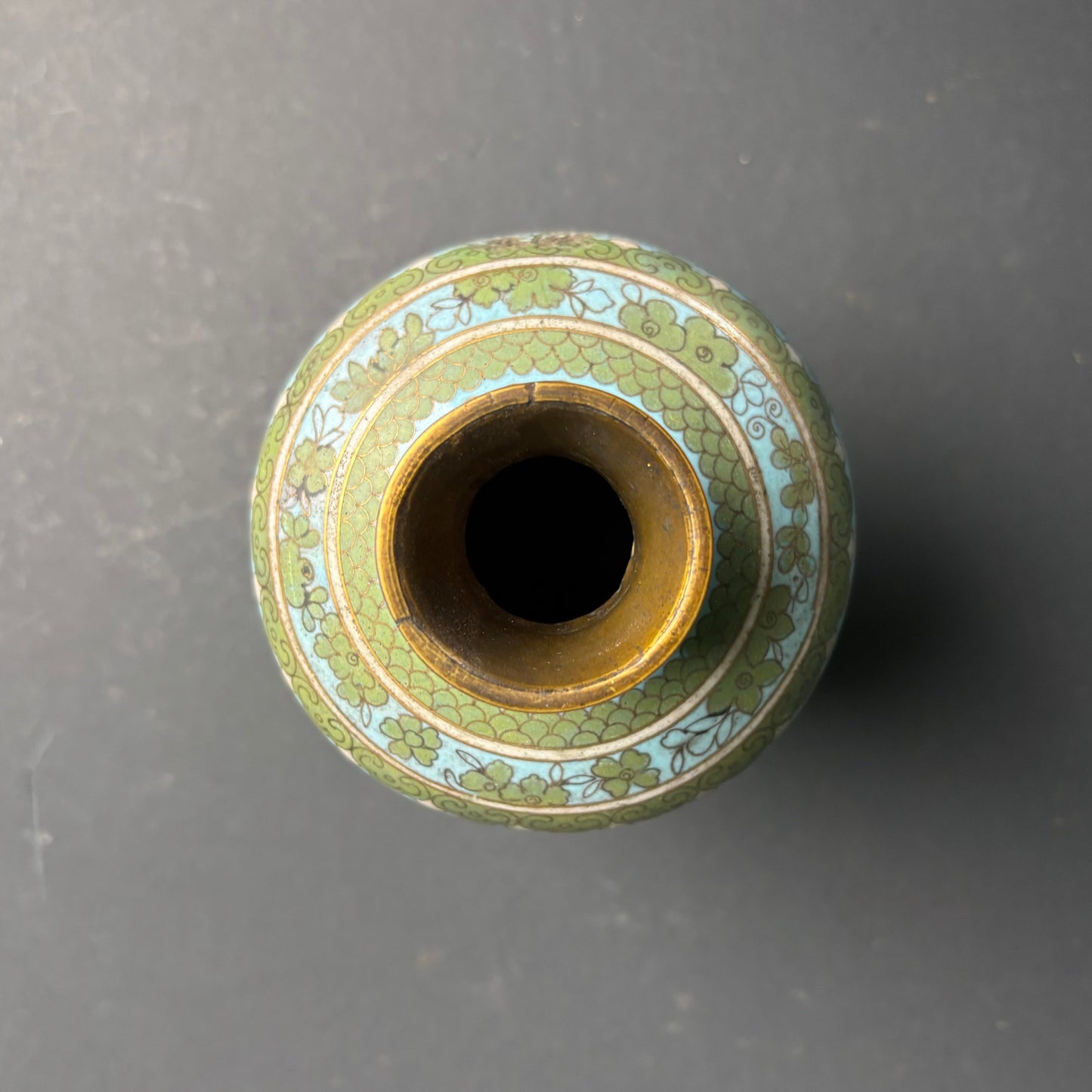 Chinese Cloisonné Vase – Dragon Motif