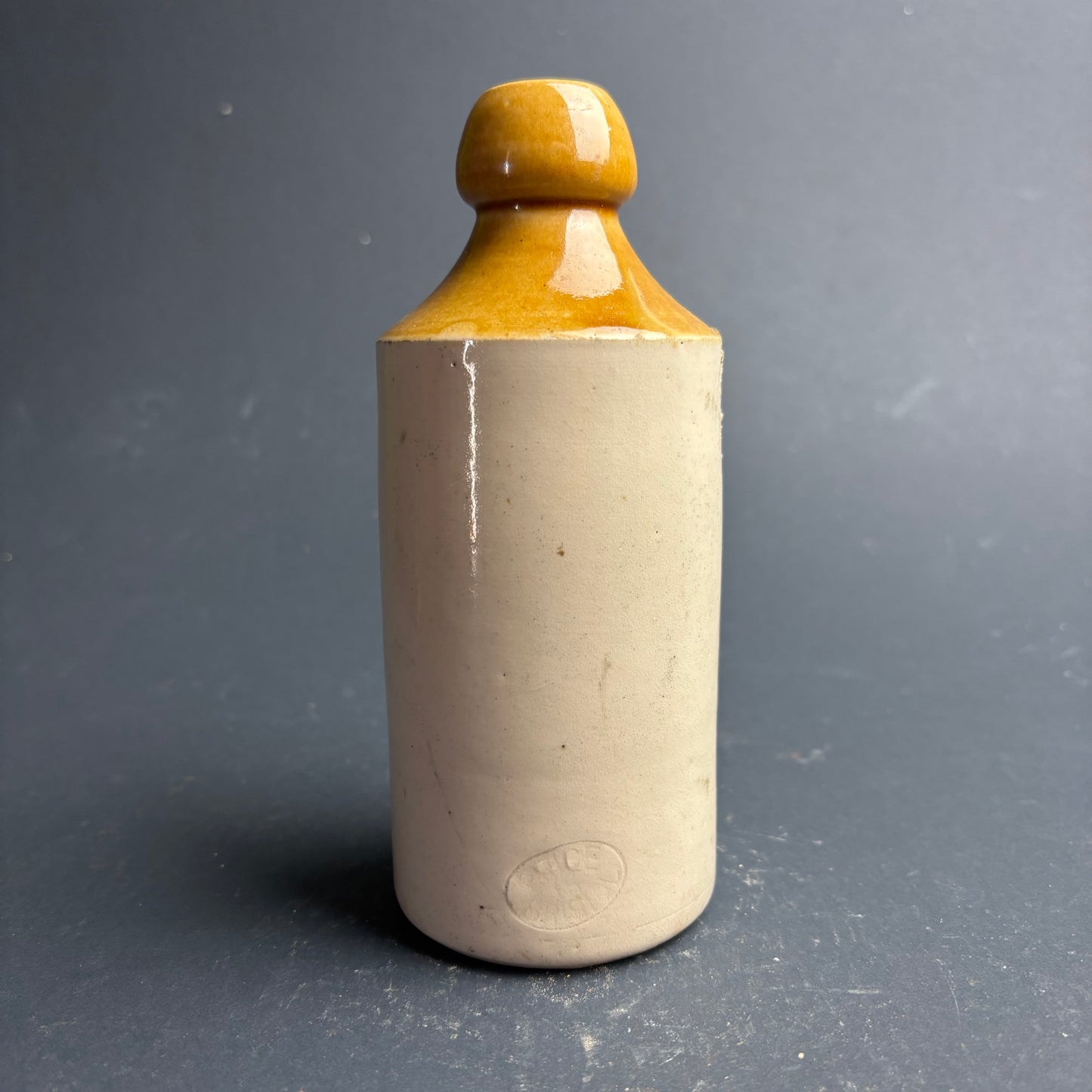 Maskell Maidstone Stoneware Bottle – M&S Trade Mark – English Advertising Pottery