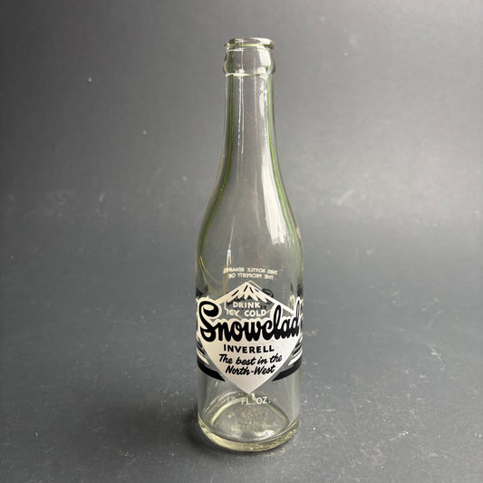 Snowclad Inverell Soft Drink Bottle – 10oz – Vintage Australian Soda Bottle NSW