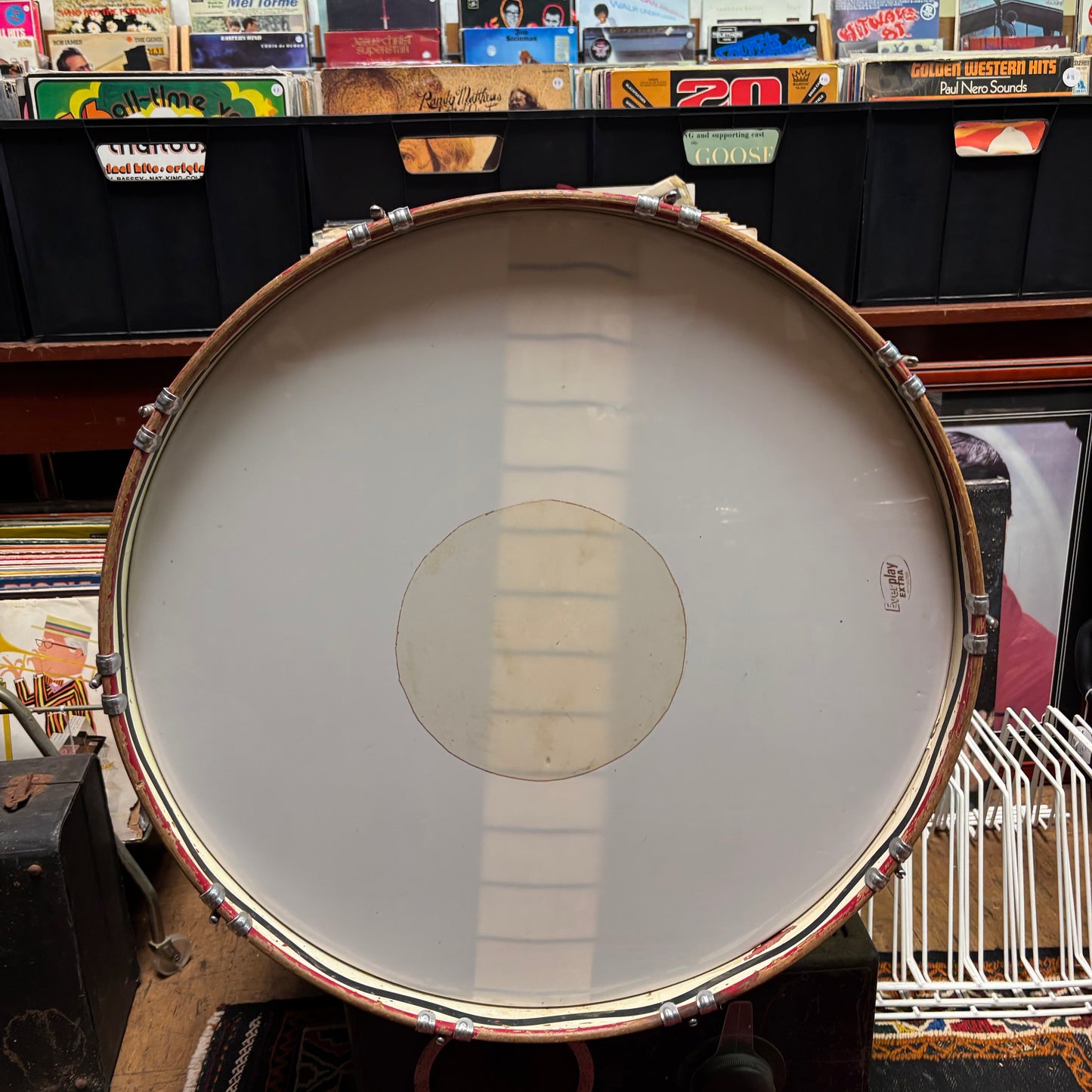 Vintage Premier Big Band Bass Drum (c.1950s–60s, England)