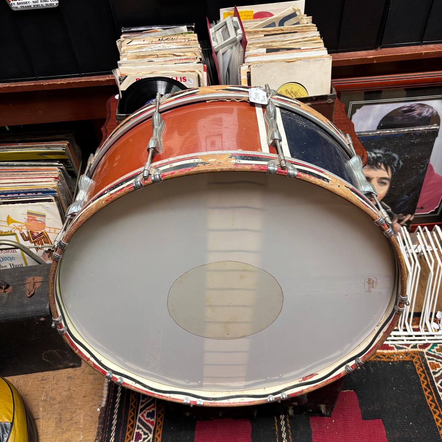 Vintage Premier Big Band Bass Drum (c.1950s–60s, England)