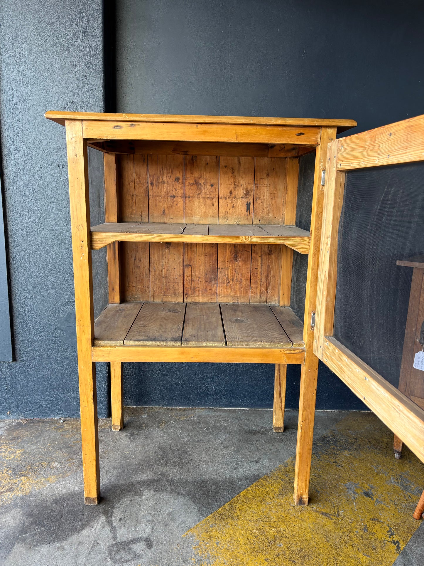 Antique pine meat safe from the Goldfields