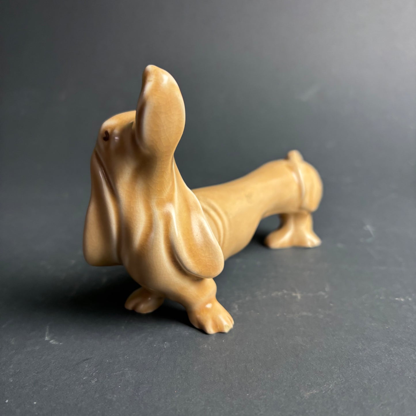 Sylvac England Dachshund Dog Figurine Model 2595 Mid Century