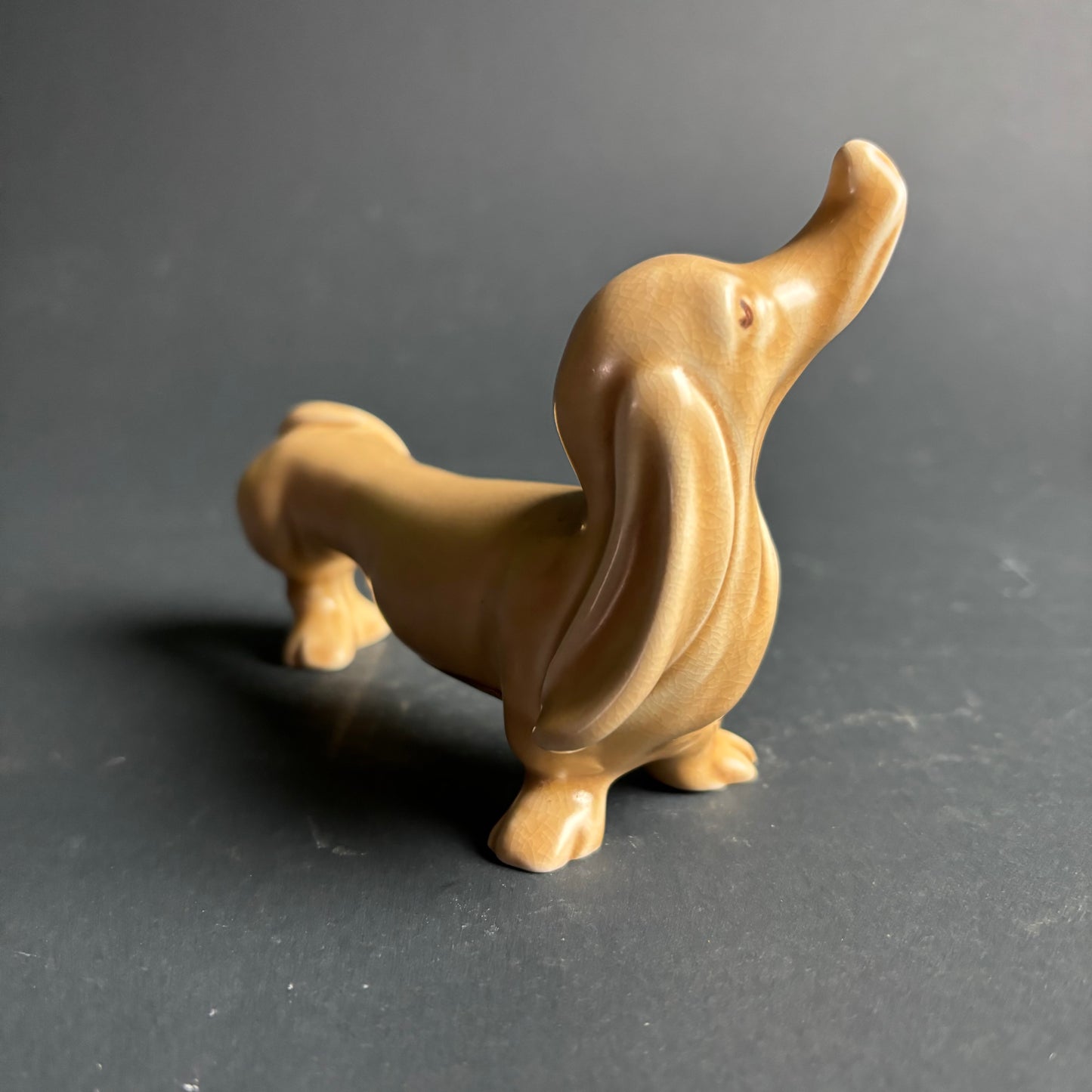 Sylvac England Dachshund Dog Figurine Model 2595 Mid Century