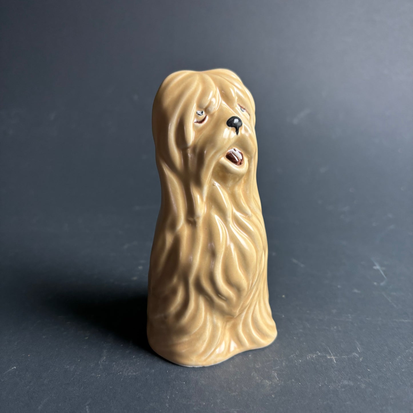 Sylvac England Shaggy Dog Figurine Afghan Hound Style Mid Century
