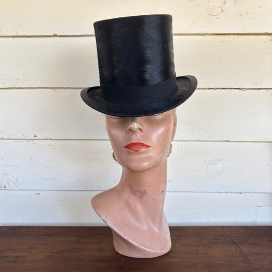 Antique Austin Reed & Co. London Top Hat — with Original Dunn & Co. Box