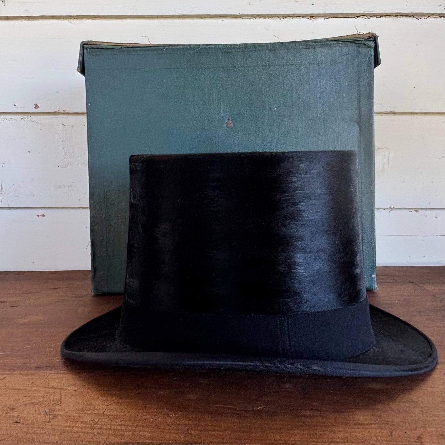 Antique Austin Reed & Co. London Top Hat — with Original Dunn & Co. Box