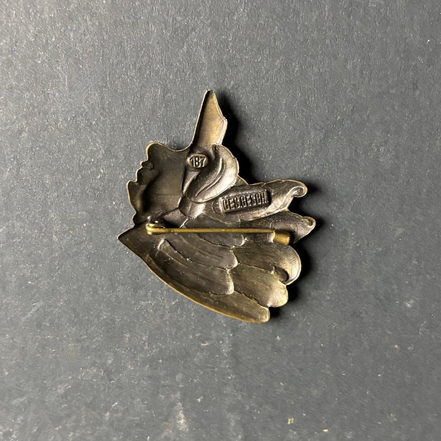 Vintage Chief Head Brooch