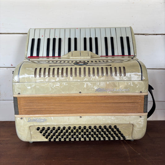 Vintage “Allianz-Boyland” Accordion with Original Westralian Leather Goods Co. Case – c.1950s