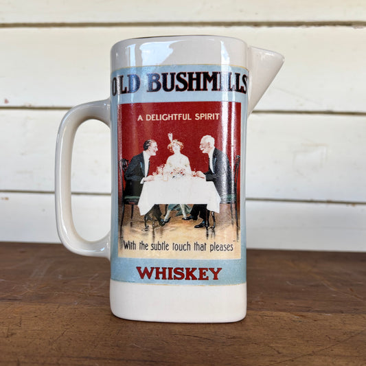 Old Bushmills “A Delightful Spirit” Water Jug — Staffordshire