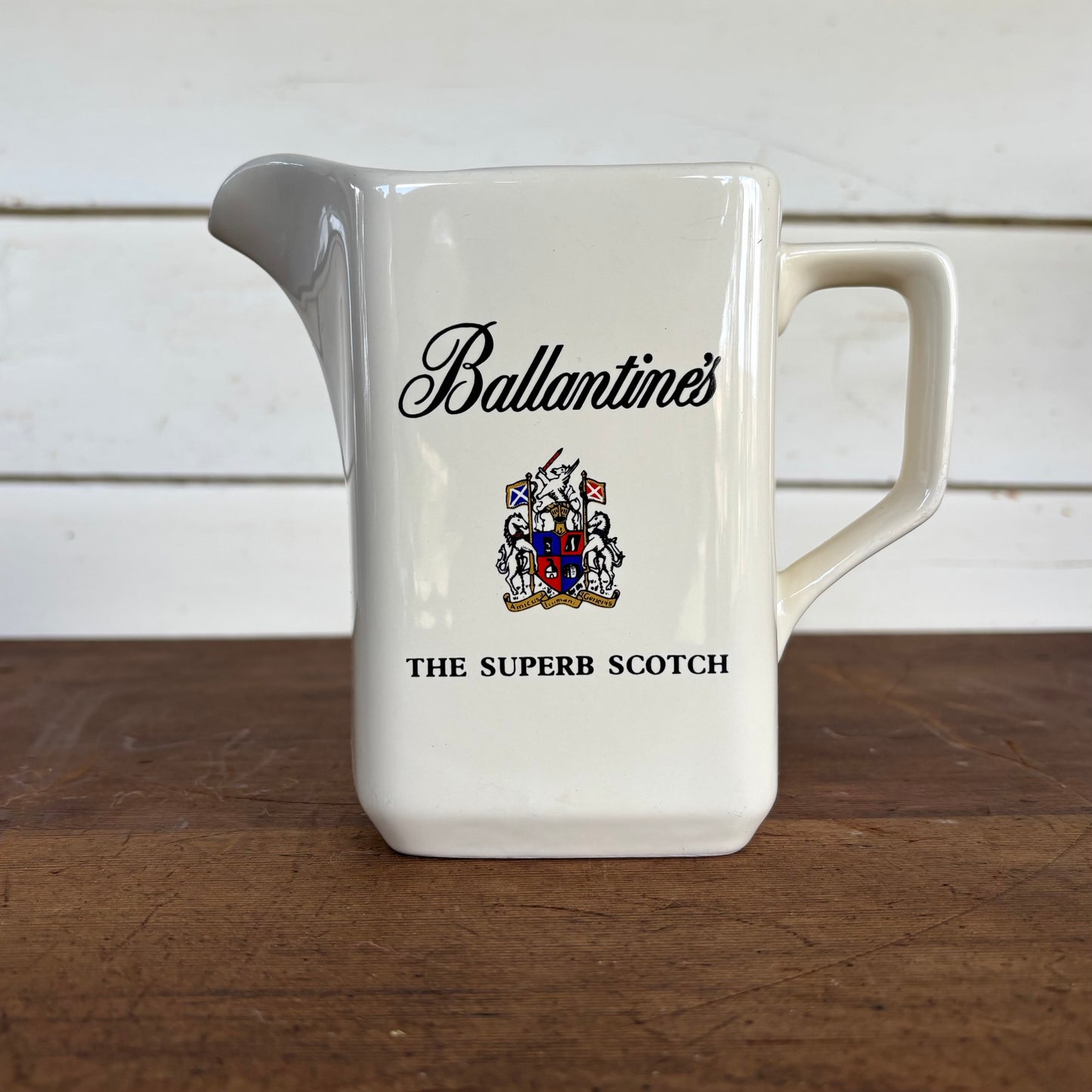 Ballantine’s “The Superb Scotch” Water Jug (Wade England)