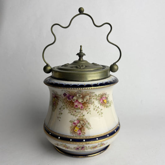 Antique Carlton Ware Biscuit Barrel