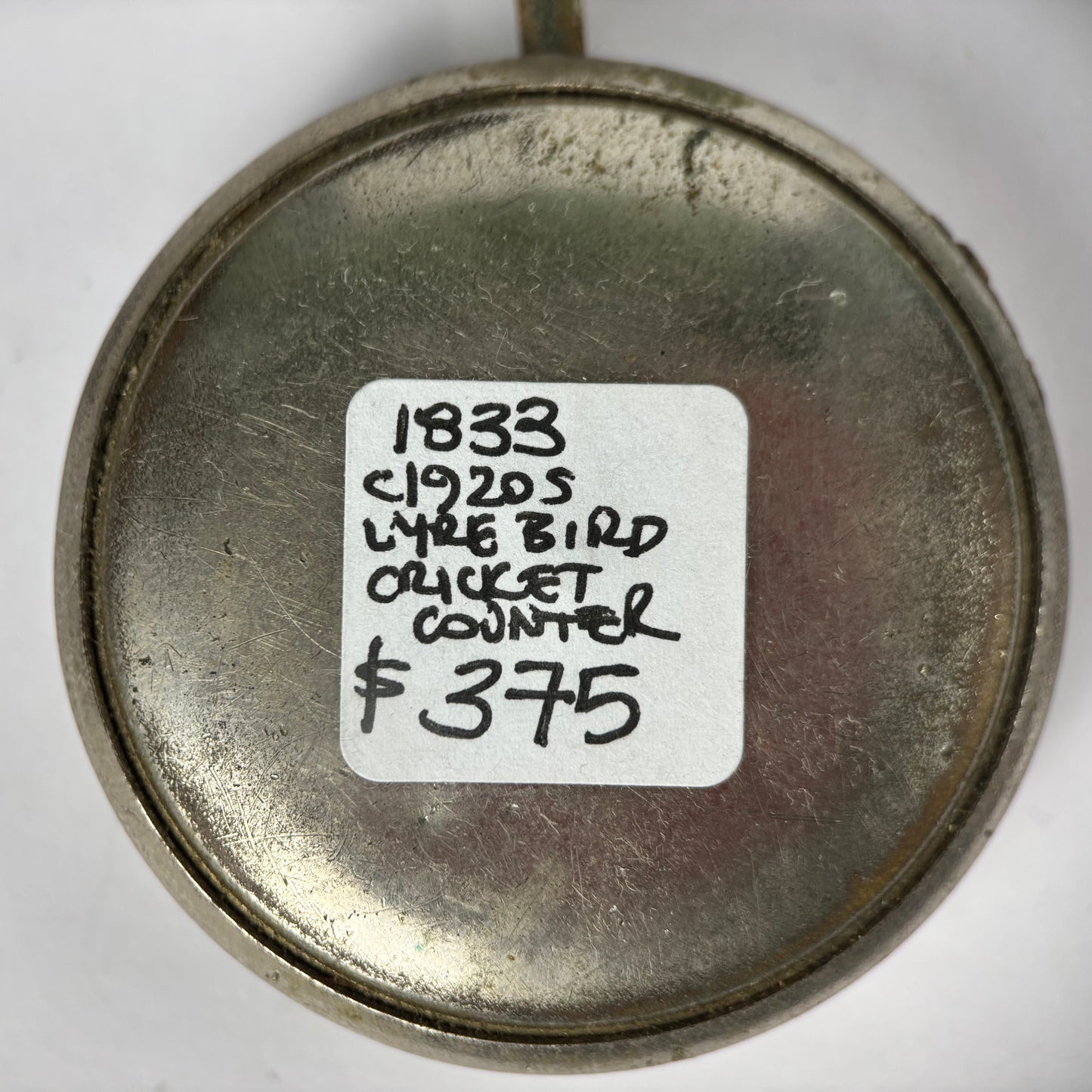1930s Lyrebird Cricket Umpire Counter