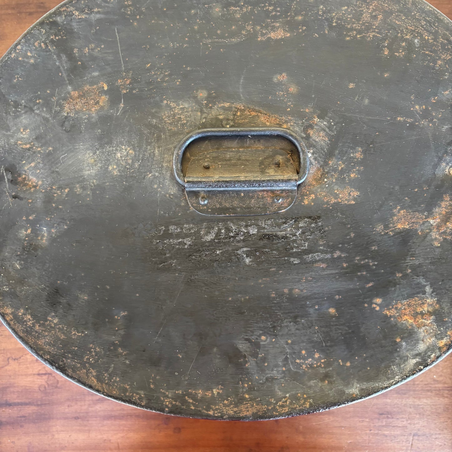 Victorian Japanned Tin Hat Box – c.1900