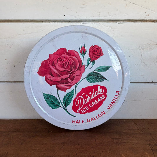 Vintage Dairydale Ice Cream Tin – Vanilla, c.1950s