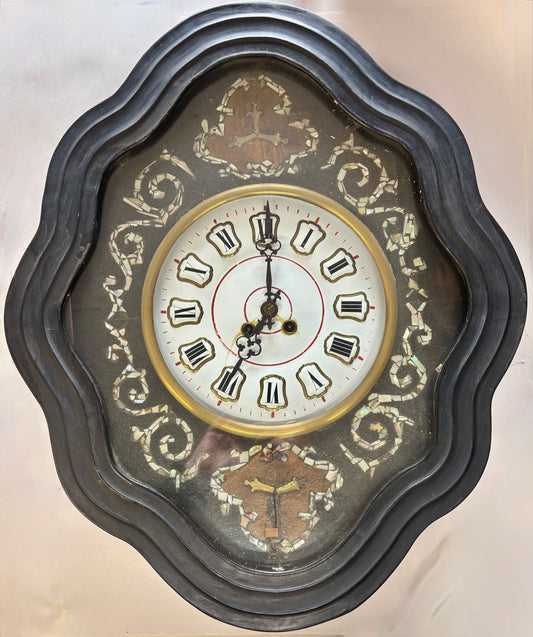 Large Antique Napoleon Wall Clock
