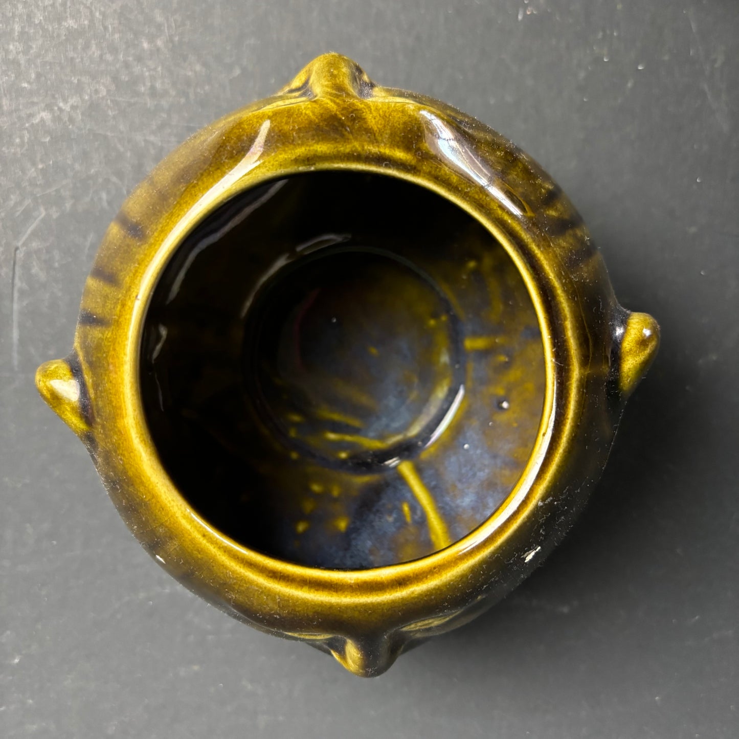 Vintage Pickled Onion Face Pot – English Character Ware Jar