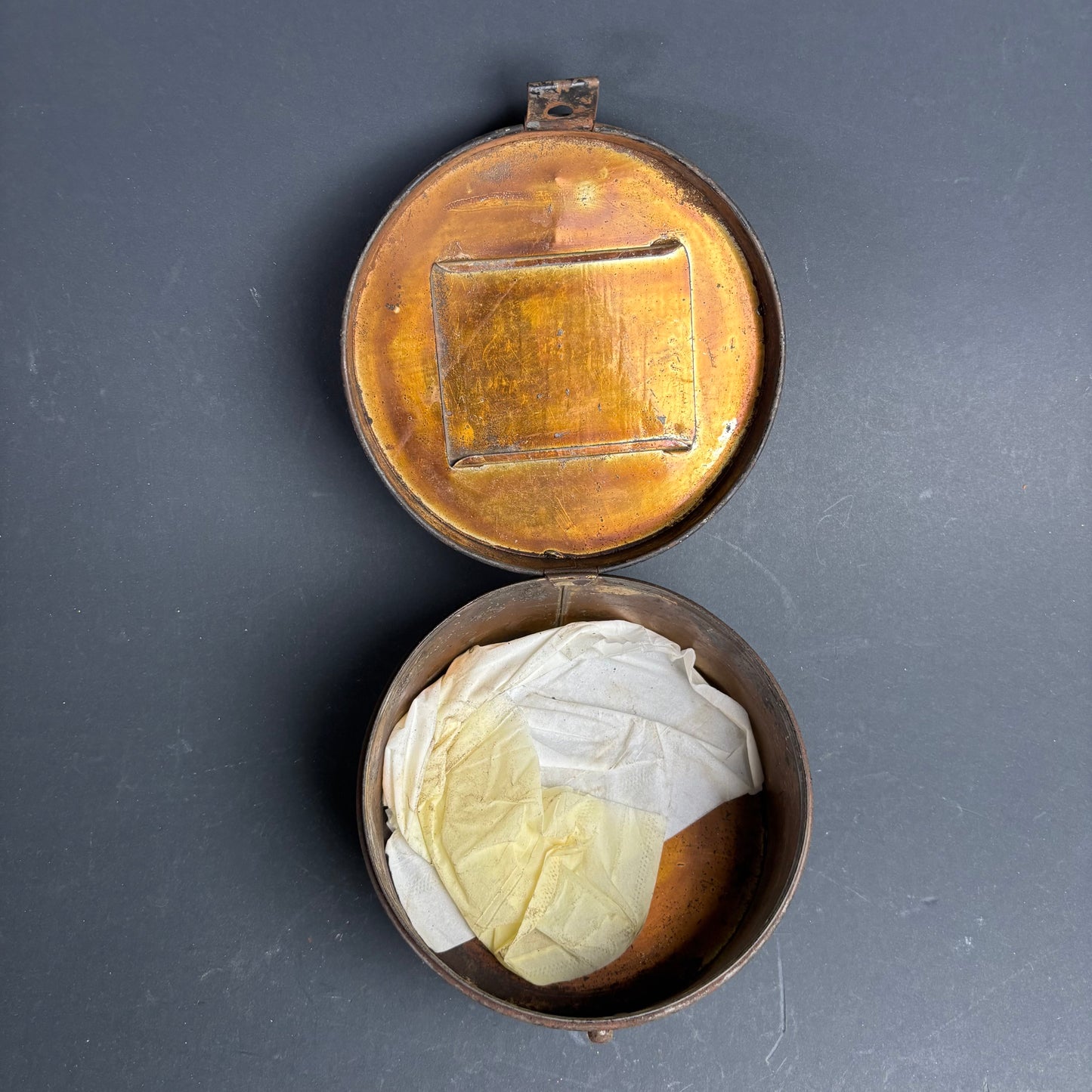 Antique SIRRAM Picnic Tin – Early 20th Century Travel Food Carrier