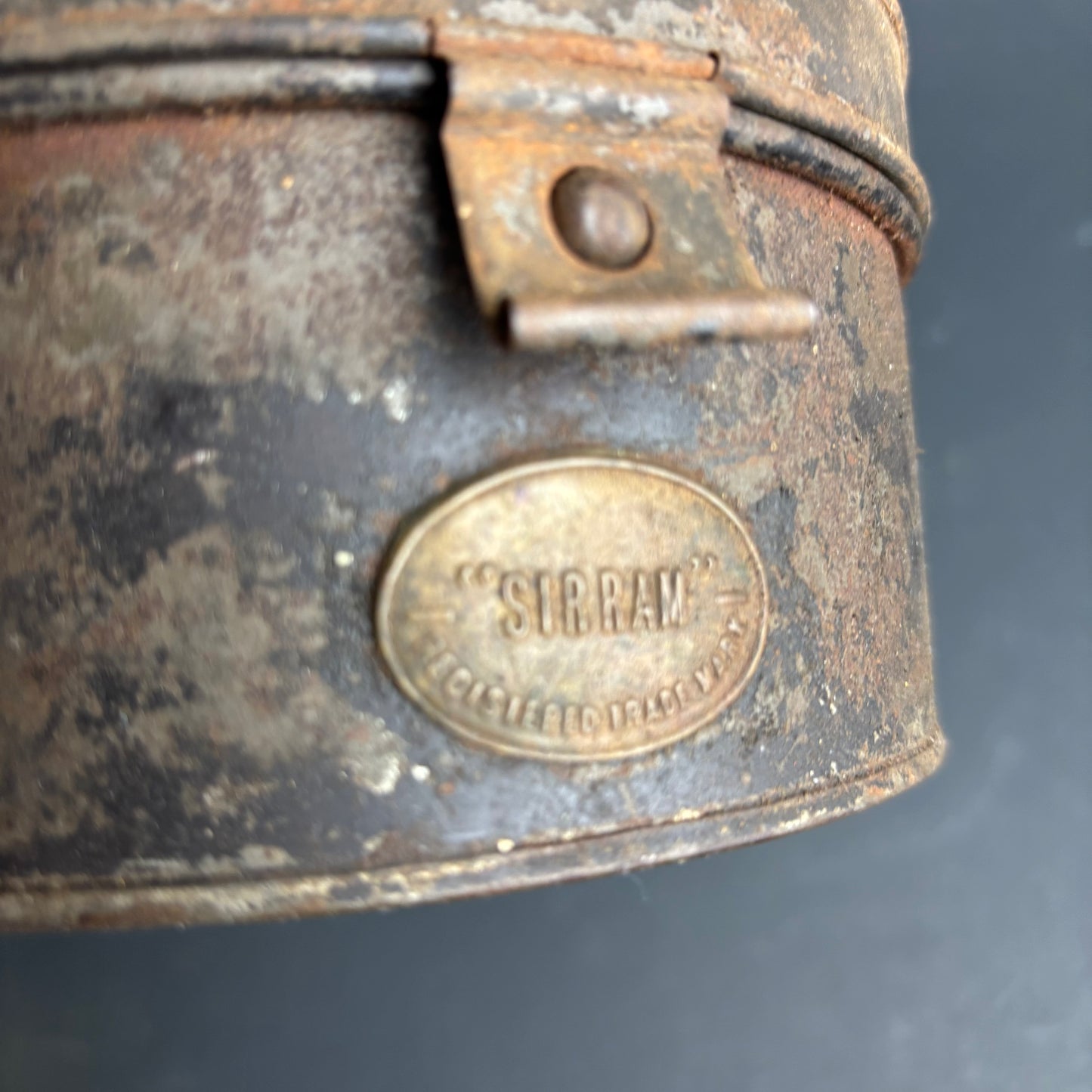 Antique SIRRAM Picnic Tin – Early 20th Century Travel Food Carrier