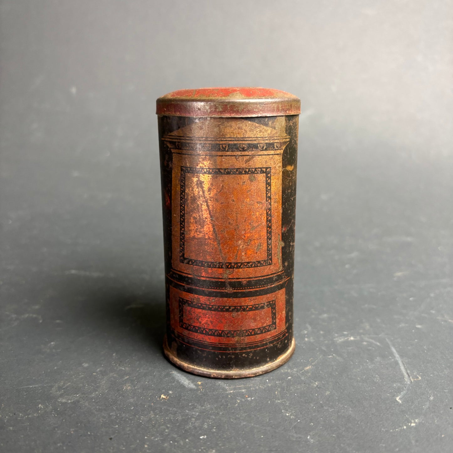 Antique Tinplate Pillar Box Savings Bank – British Post Box Money Box
