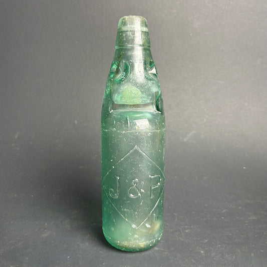 Rare Broome WA Codd Bottle – Johnston & Piggott (J & P) Marble Stopper