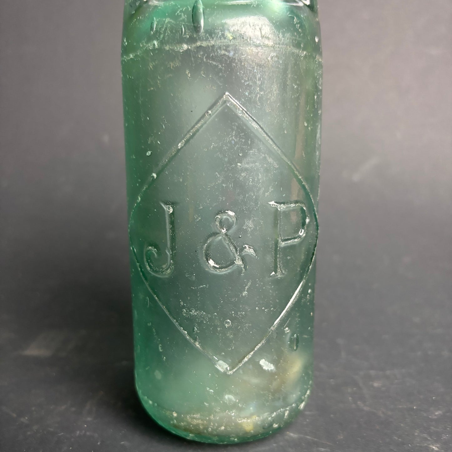 Rare Broome WA Codd Bottle – Johnston & Piggott (J & P) Marble Stopper