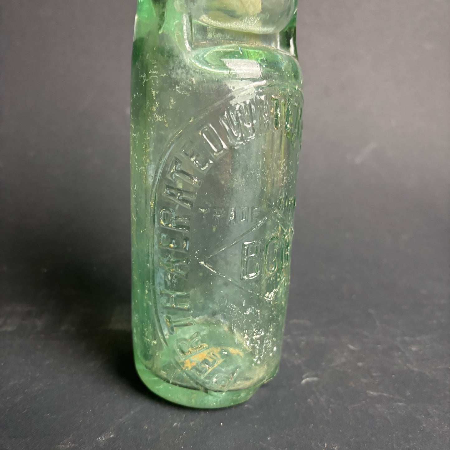 Antique Perth Aerated Water Bottle – BCD Trade Mark – Dug Example