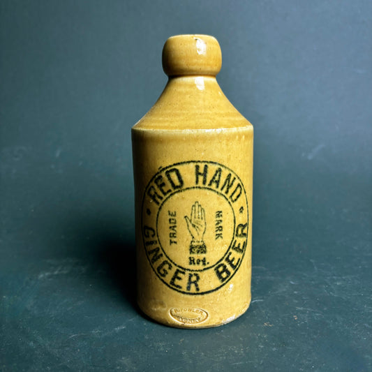 Red Hand Ginger Beer Bottle – R. Fowler Sydney – c1900 (Damaged)