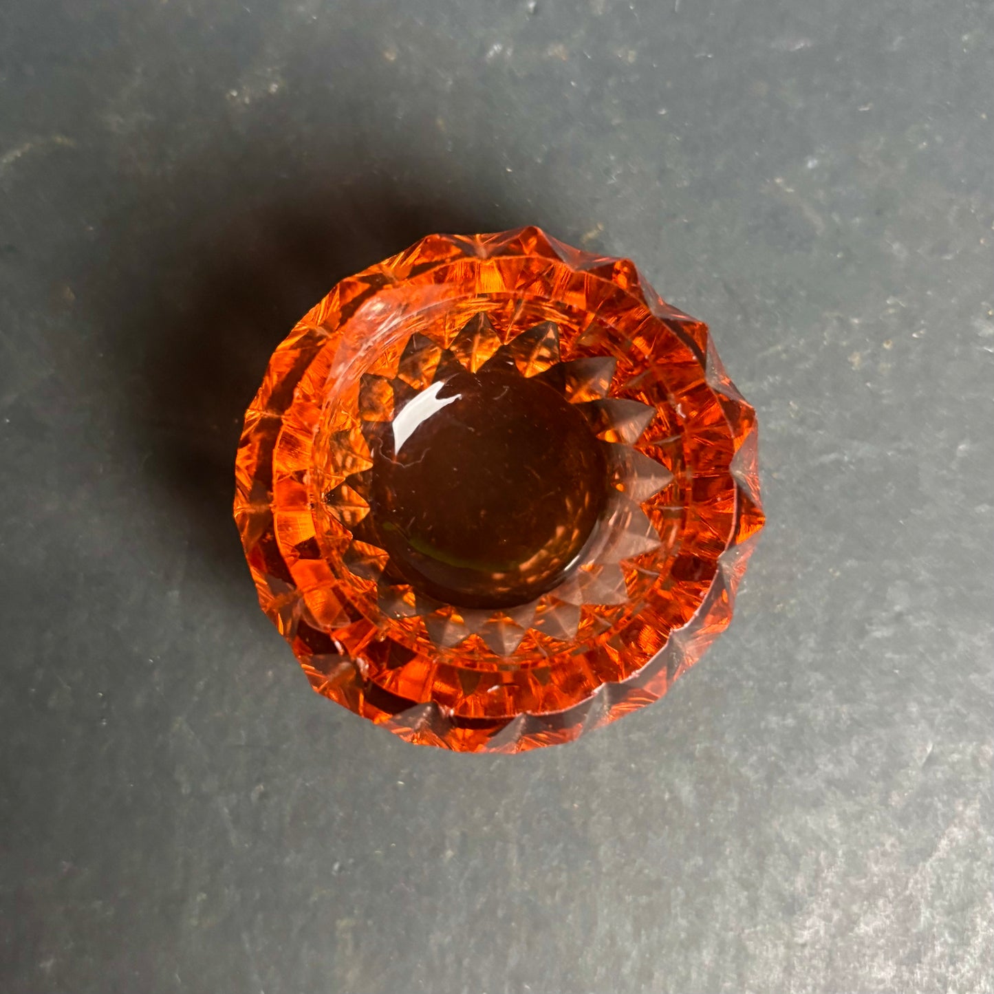 Vintage Pink Pressed Glass Open Salts / Cellars – Pair, Deco Tableware