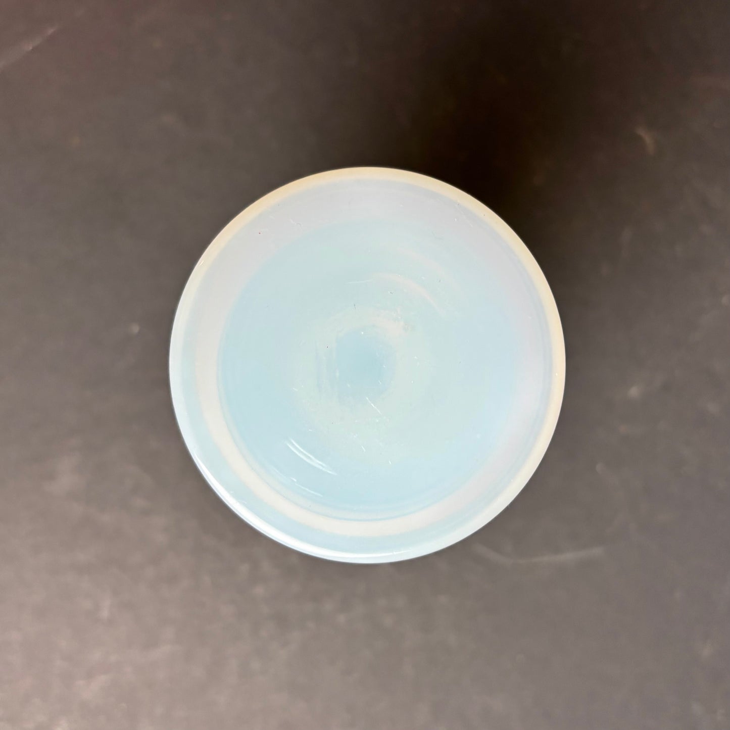 Art Deco French Opalescent Glass Scent Bottle ‘Moonstone Blue’ c.1930