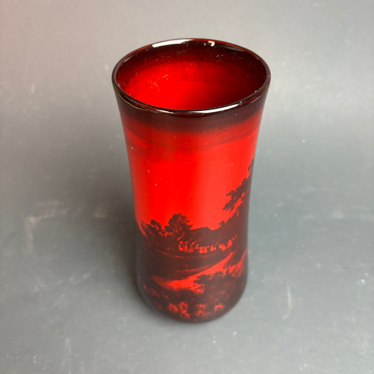 Royal Doulton Flambé Vase – Shape 7531 “Landscape” – c.1920s–30s