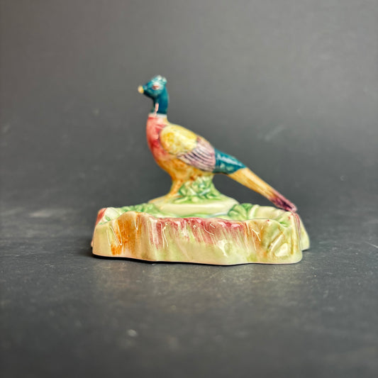 Beswick England Pheasant Trinket Dish – Vintage Ceramic Bird Pin Tray
