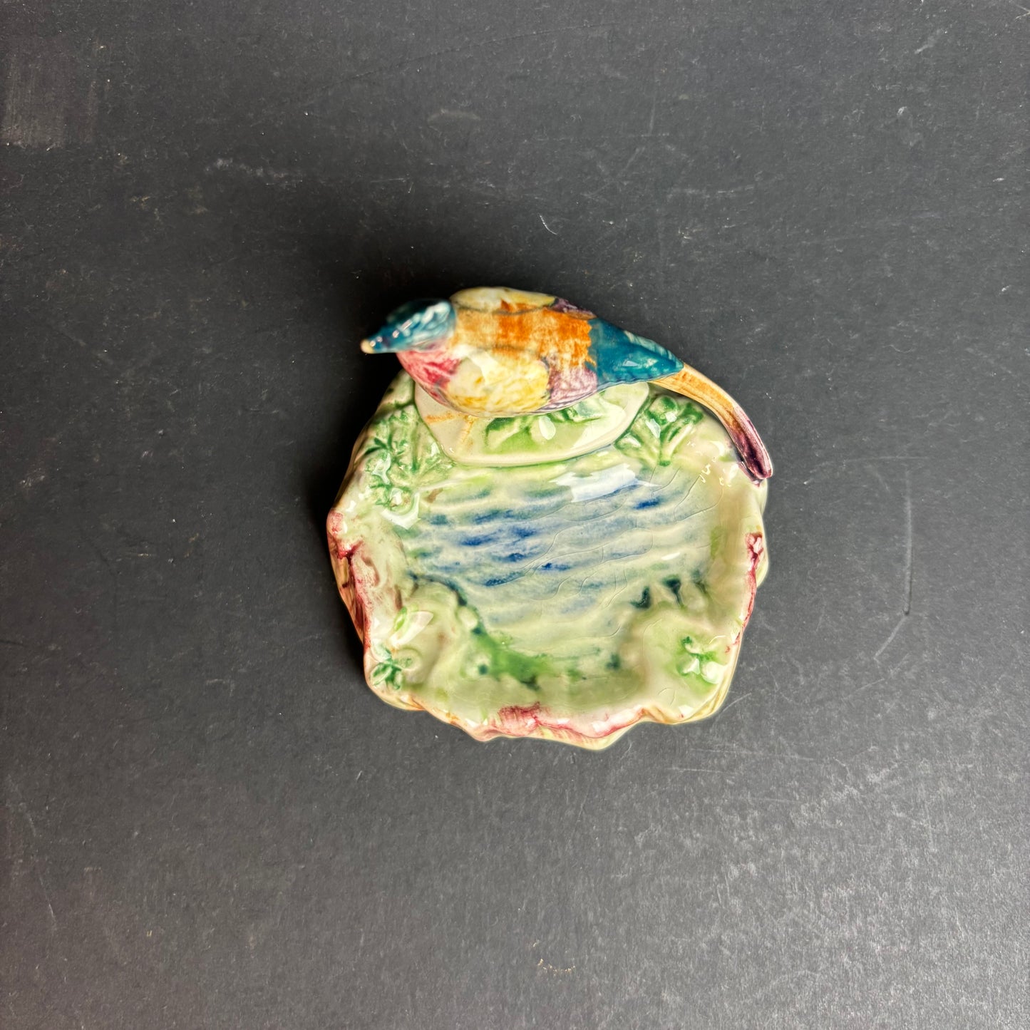 Beswick England Pheasant Trinket Dish – Vintage Ceramic Bird Pin Tray