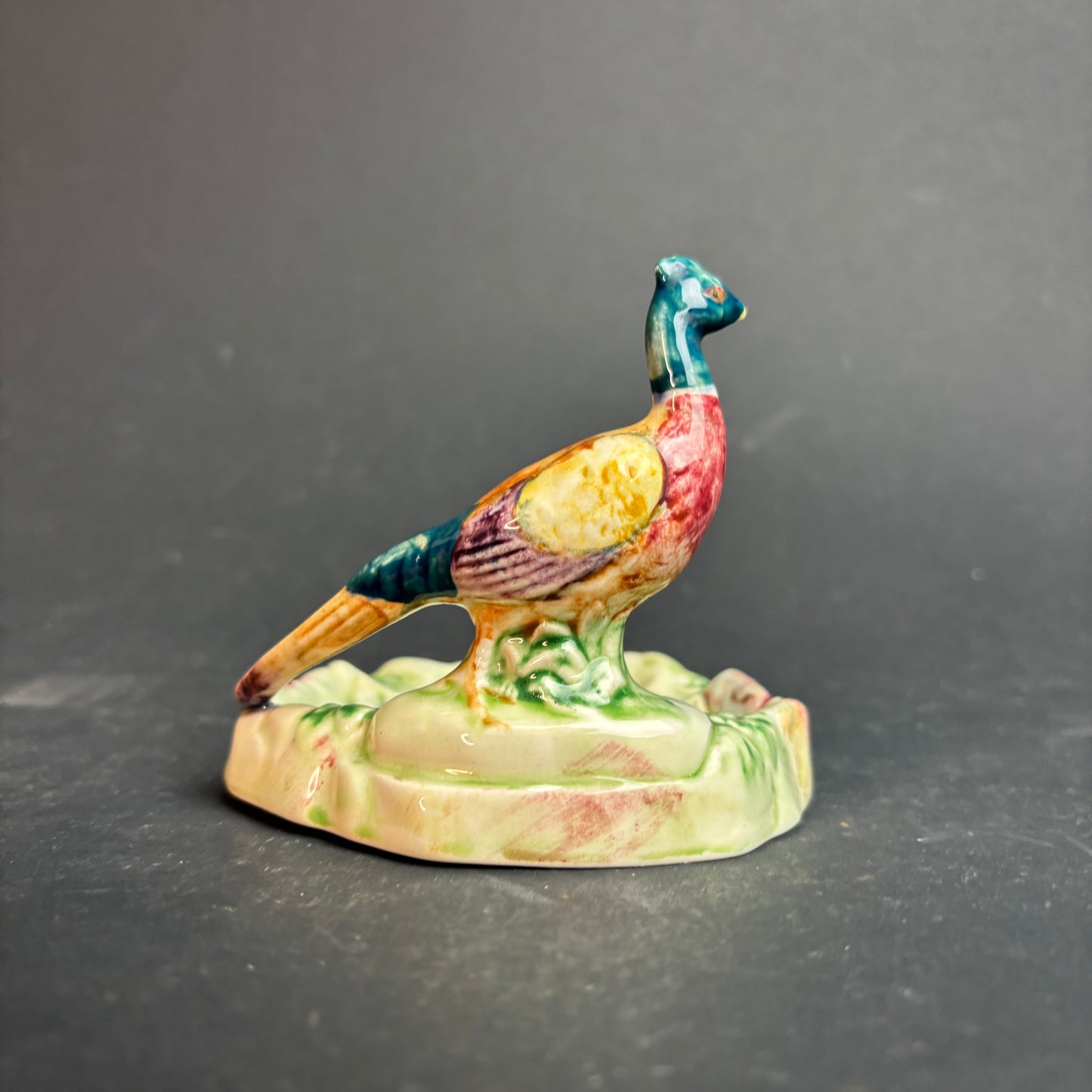 Beswick England Pheasant Trinket Dish – Vintage Ceramic Bird Pin Tray