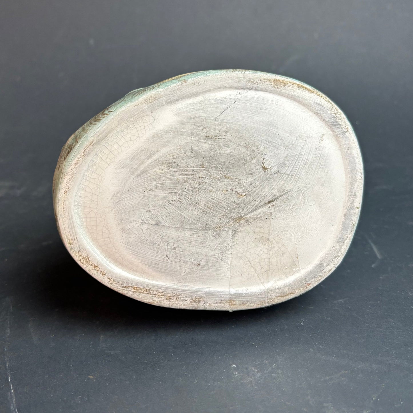 Vintage Staffordshire Style Little Red Riding Hood Figurine with Wolf