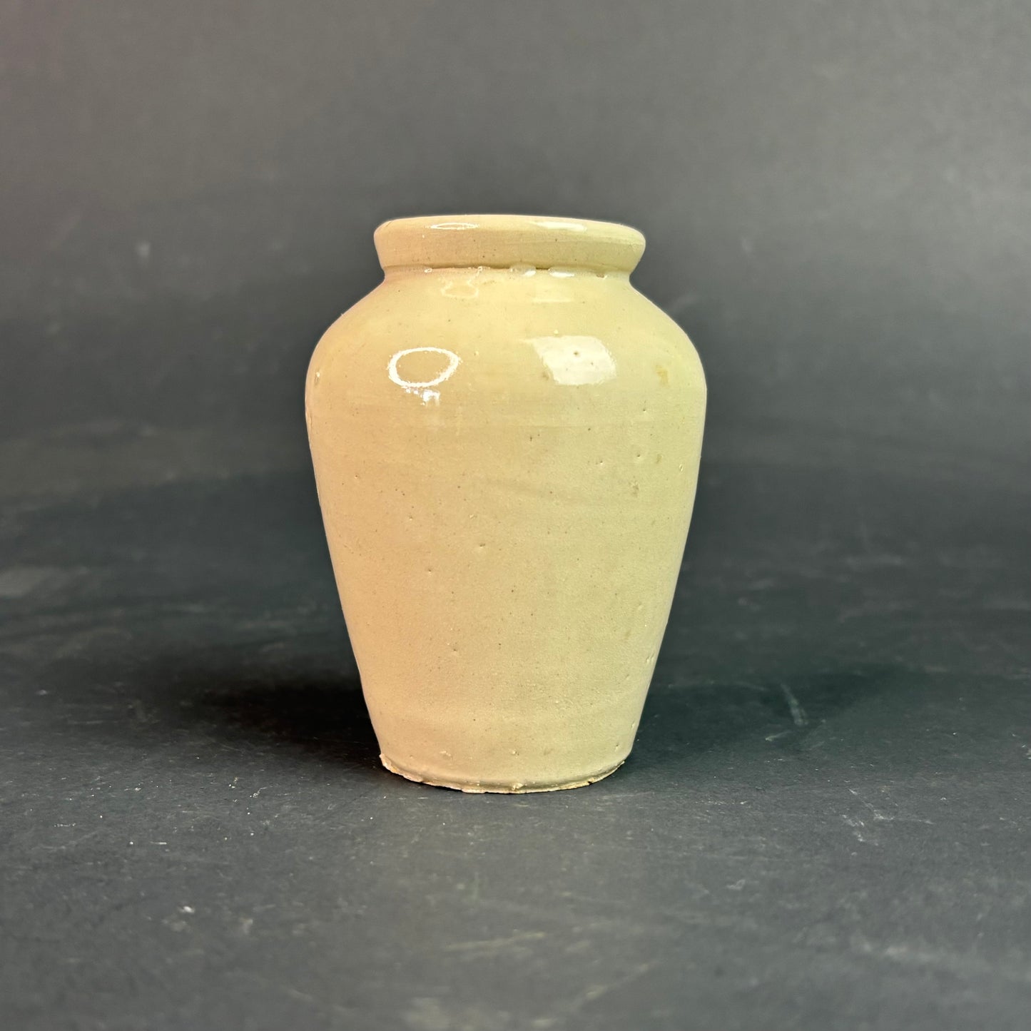 Antique English Stoneware Cream Pot “Double Thick Cream” BOAM’S Ardwick Manchester c.1900