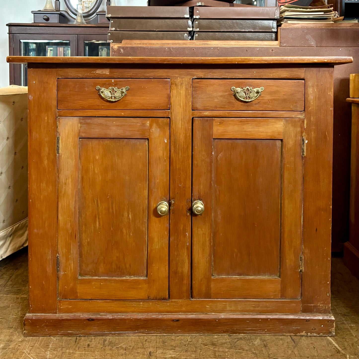 Vintage Timber Kitchen Cupboard / Sideboard c. 1930s–40s