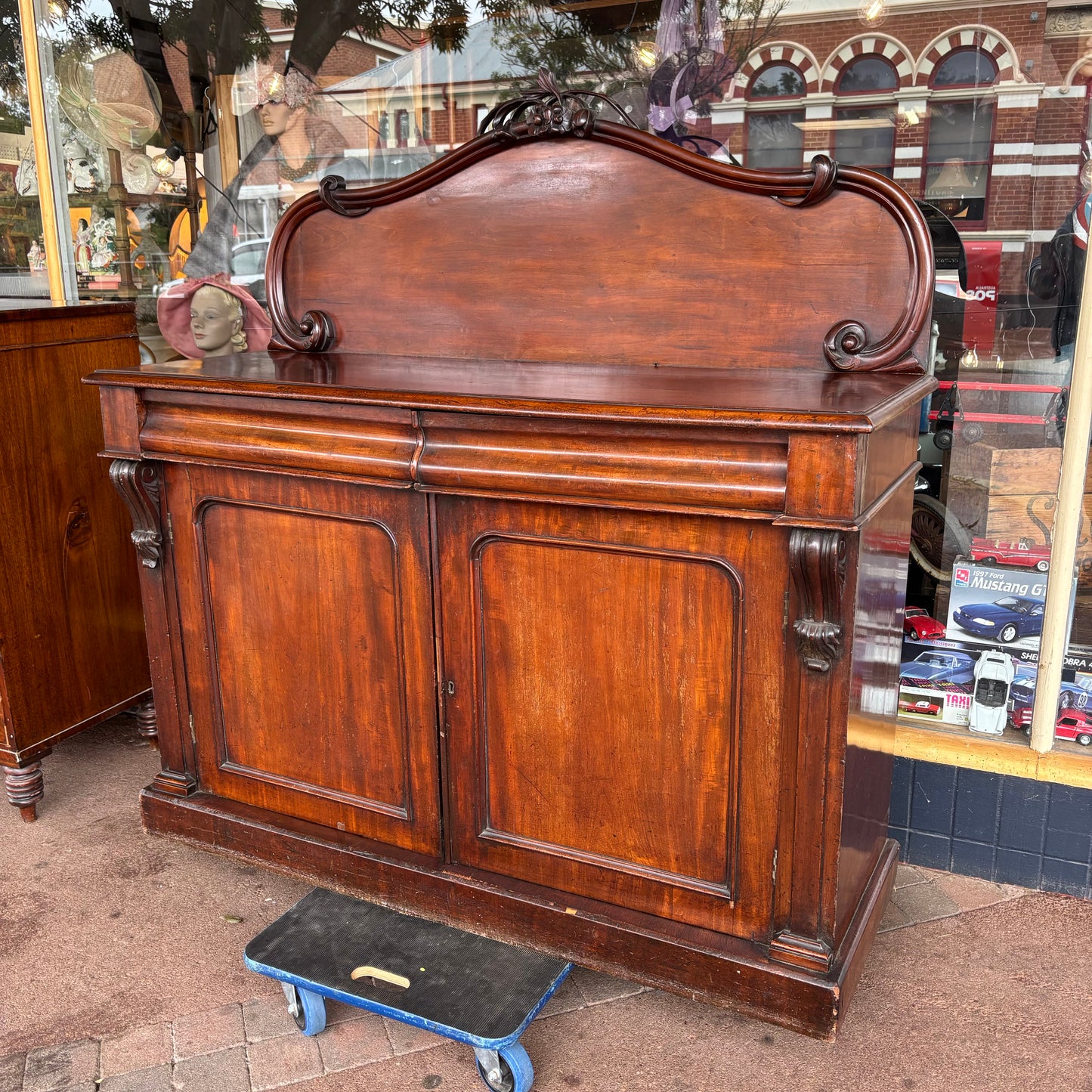 Victorian Mahogany Chiffonier, c.1870