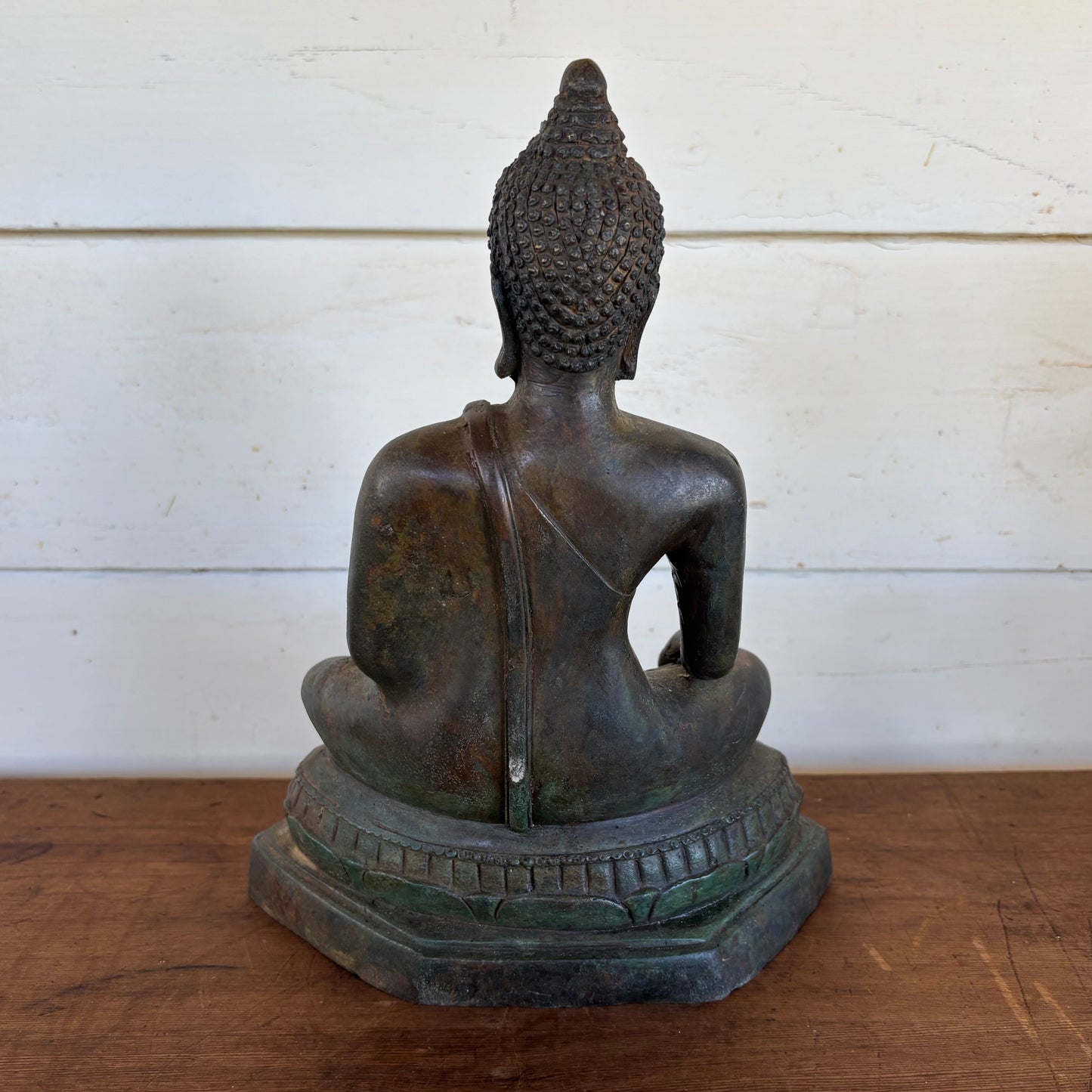 Early 20th-Century Thai Bronze Buddha – Sukhothai Style (29 cm)